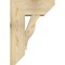 Ekena Millwork Funston Slat Rough Sawn Bracket w/ Offset Brace, Douglas Fir, 8"W x 18"D x 26"H BKT0806X18X26FST06RDF - alternate 3
